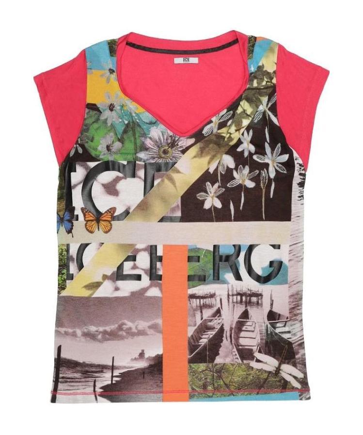 Shop Iceberg Printed T-shirt In Multicolor