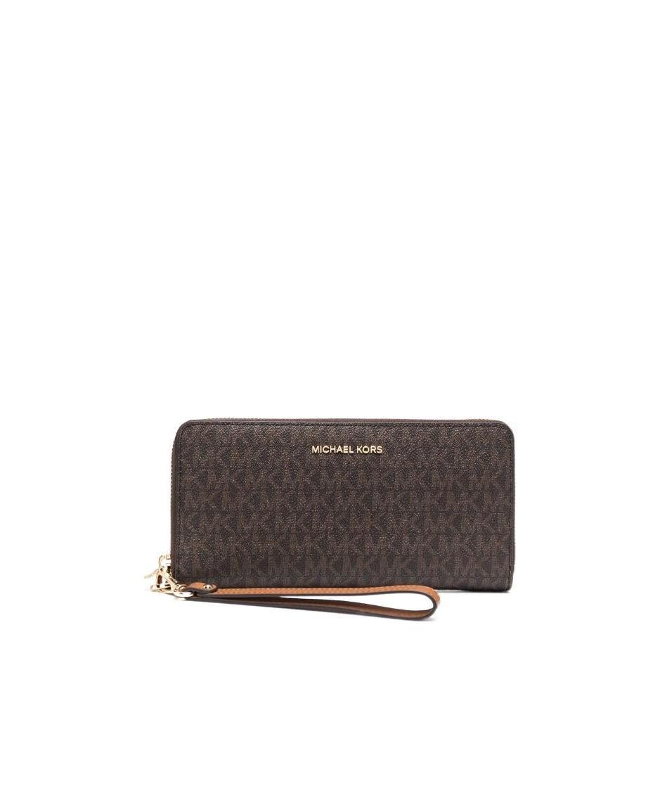 MICHAEL MICHAEL KORS MONOGRAM-PRINT LEATHER WALLET