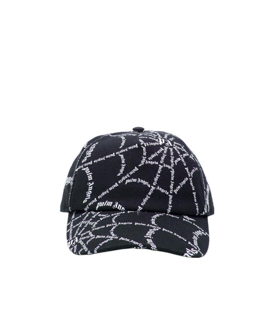 Palm Angels Spider Logo-print Baseball Cap In Black