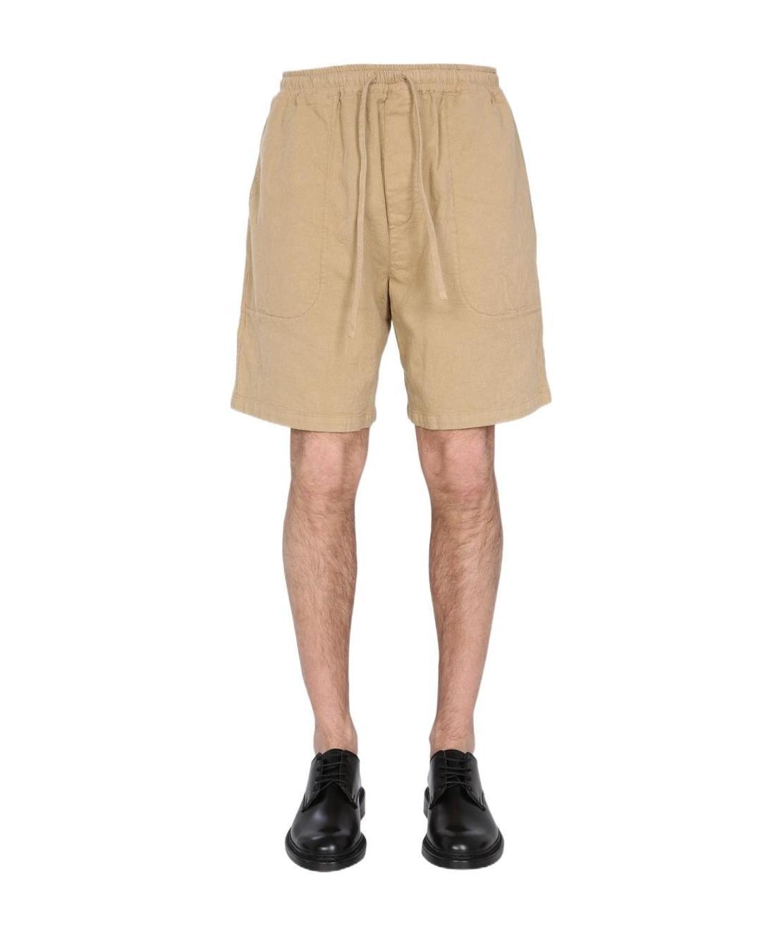 Ymc You Must Create Ymc Paisley Jacquard Shorts In Nude