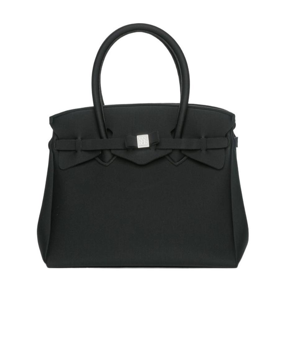 Save My Bag Black Miss Plus Handbag In Black