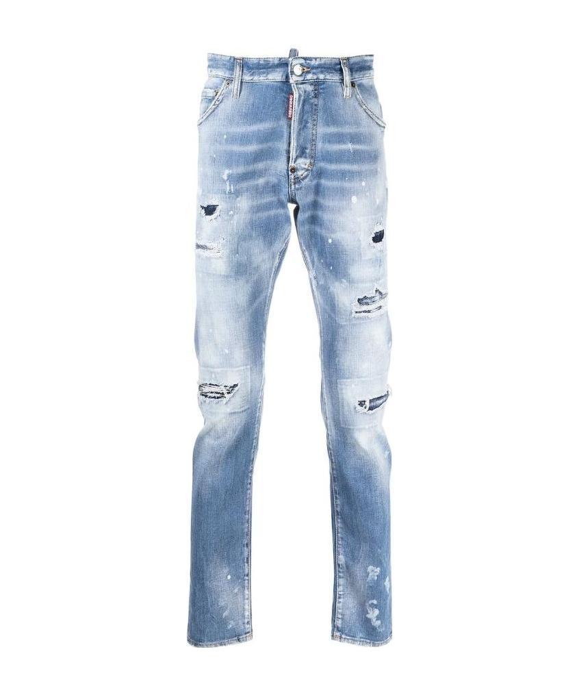 Dsquared2 Straight-leg Jeans In Blue