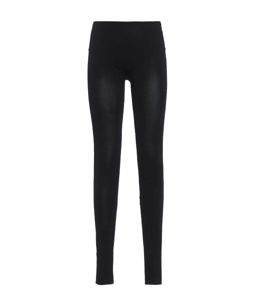 Valentino Seamless Stretch Leggings In Black