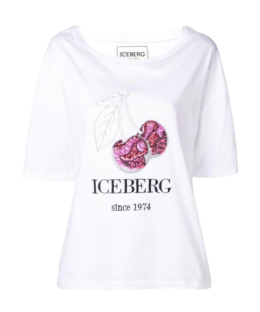 Iceberg Printed T-shirt In White