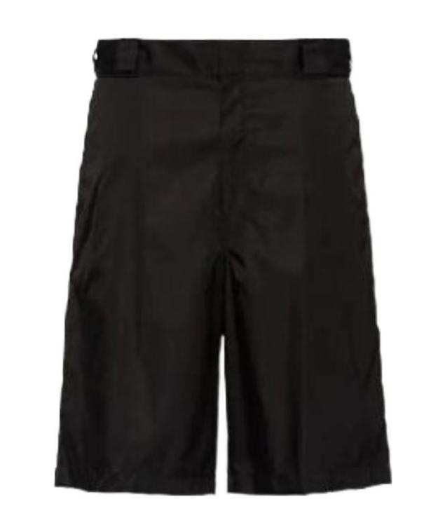 Prada Casual Shorts With Pockets And Loops In Black