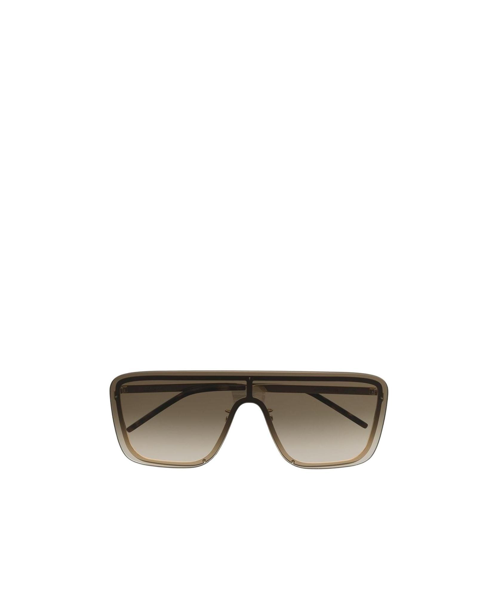 Saint Laurent Sl 364 Aviator-frame Sunglasses In Brown