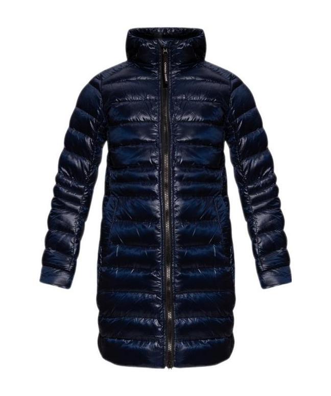 Canada Goose Padded Recycled Nylon Coat In Black
