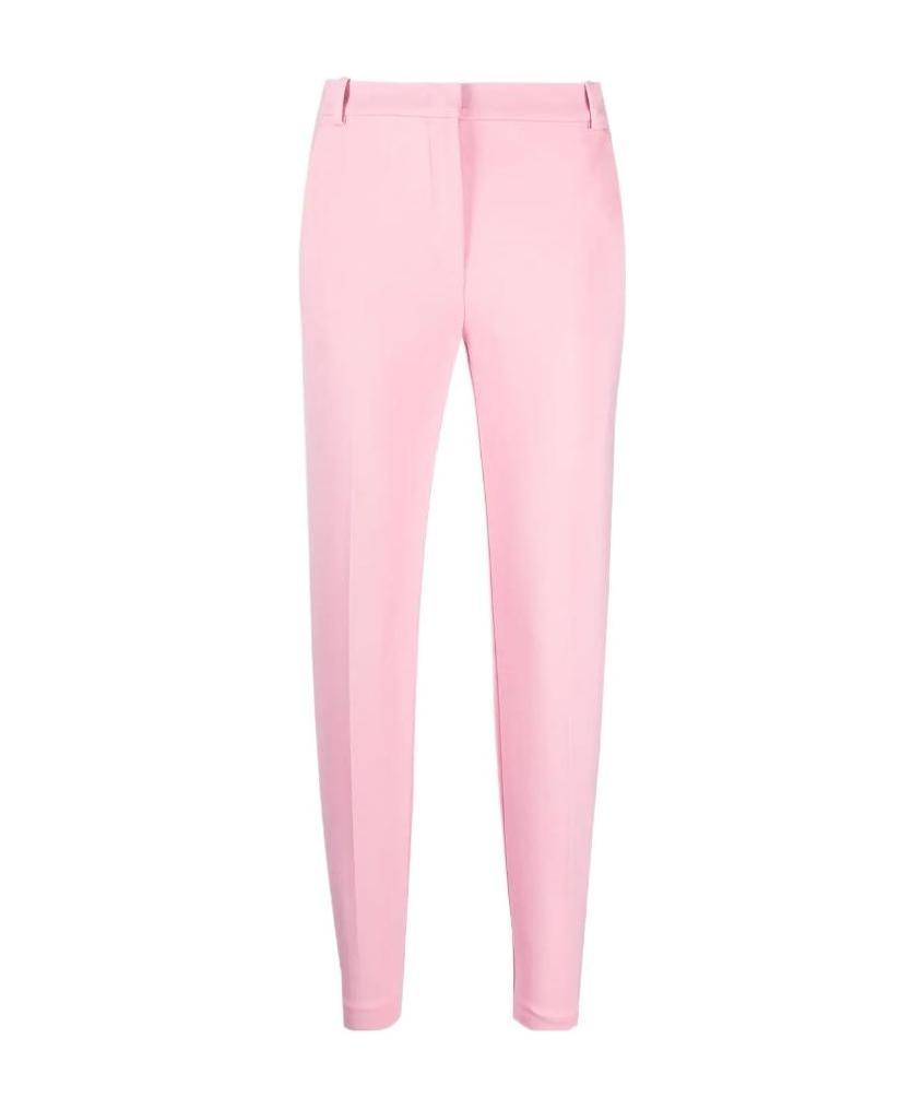 Pinko Tailored Cropped Trousers In Pink