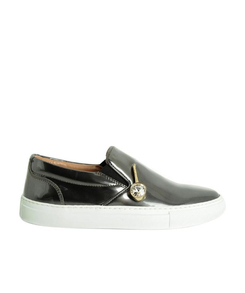 Coliac Metal Fittings Flat Shoes In Black