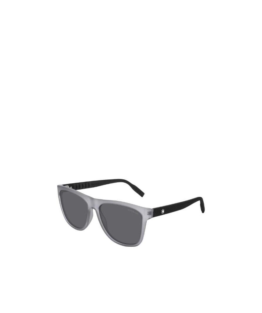 Montblanc Square Sunglasses In Gray