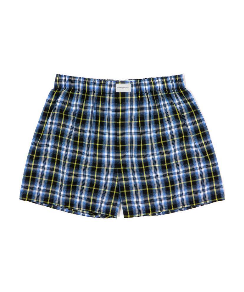 Tommy Hilfiger Checkered Shorts In Blue