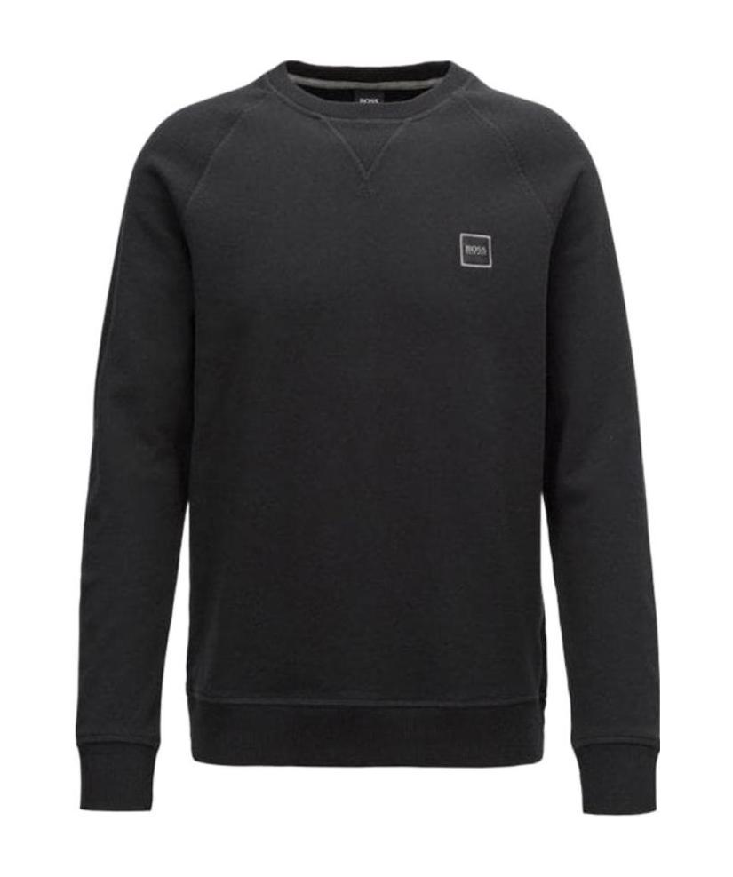 HUGO BOSS ROUND COLLAR LONG SLEEVE SWEATER