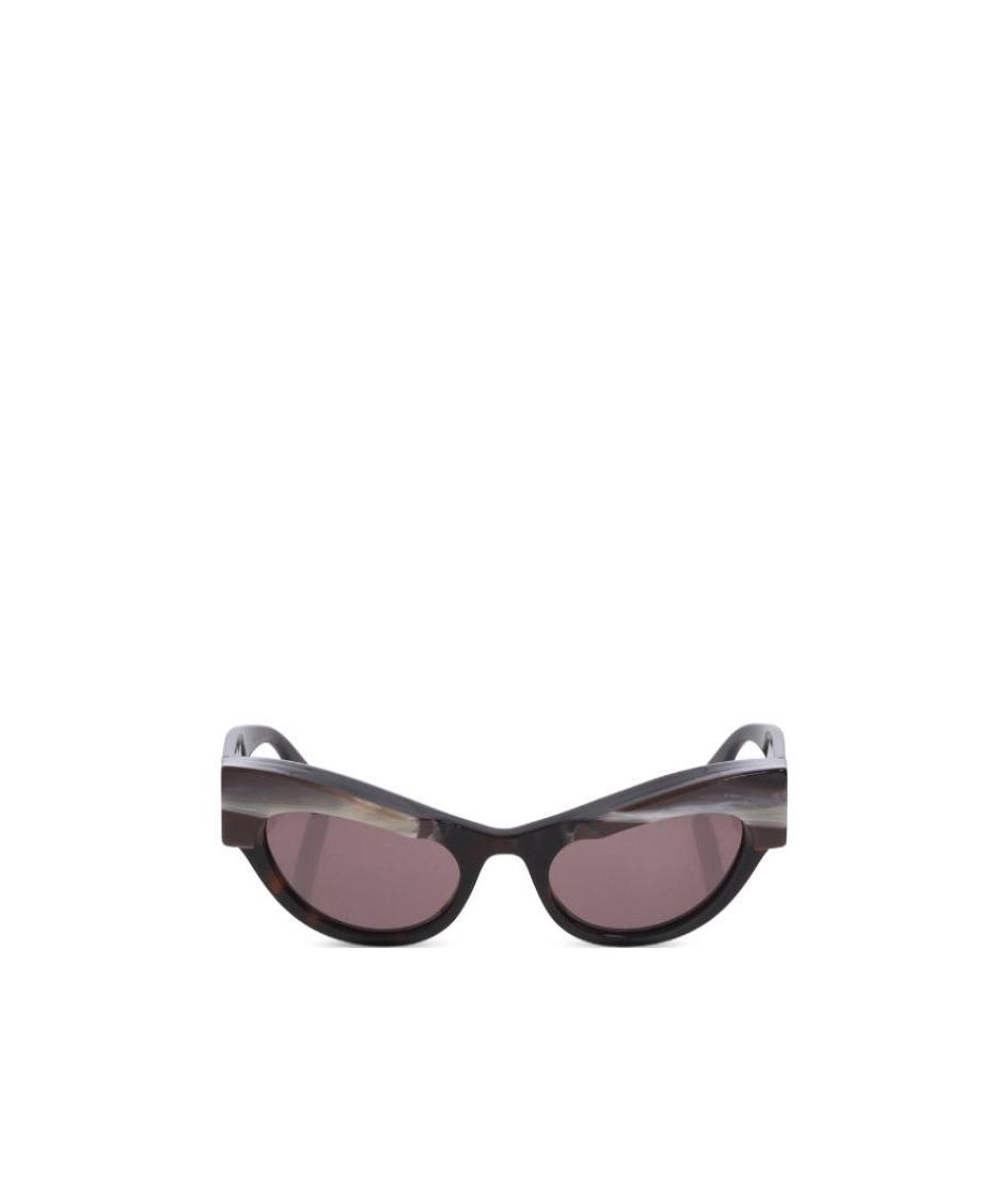 Gucci Logo-print Cat Eye-frame Sunglasses In Pink