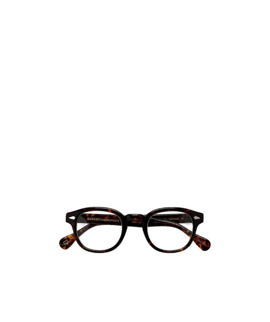 Moscot Logo Design Flat Mirror In Brown