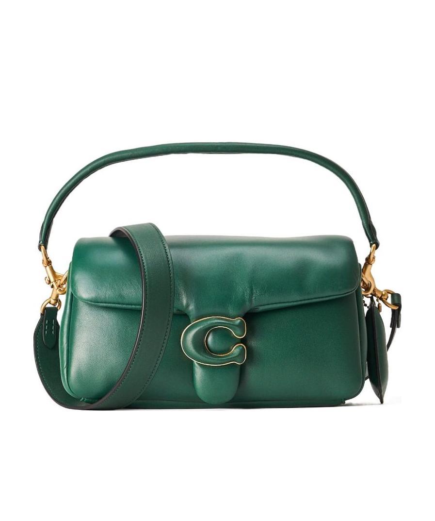 Coach Plain Shoulder Bag In Green