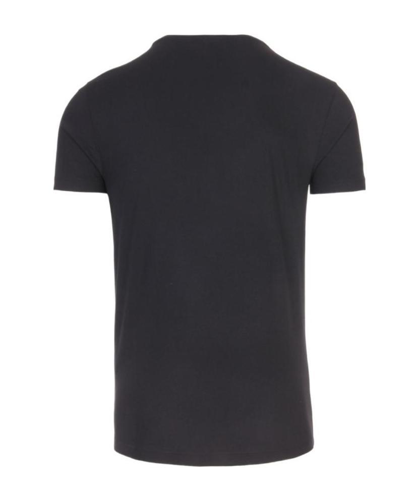Hugo Boss V-collar T-shirt In Black