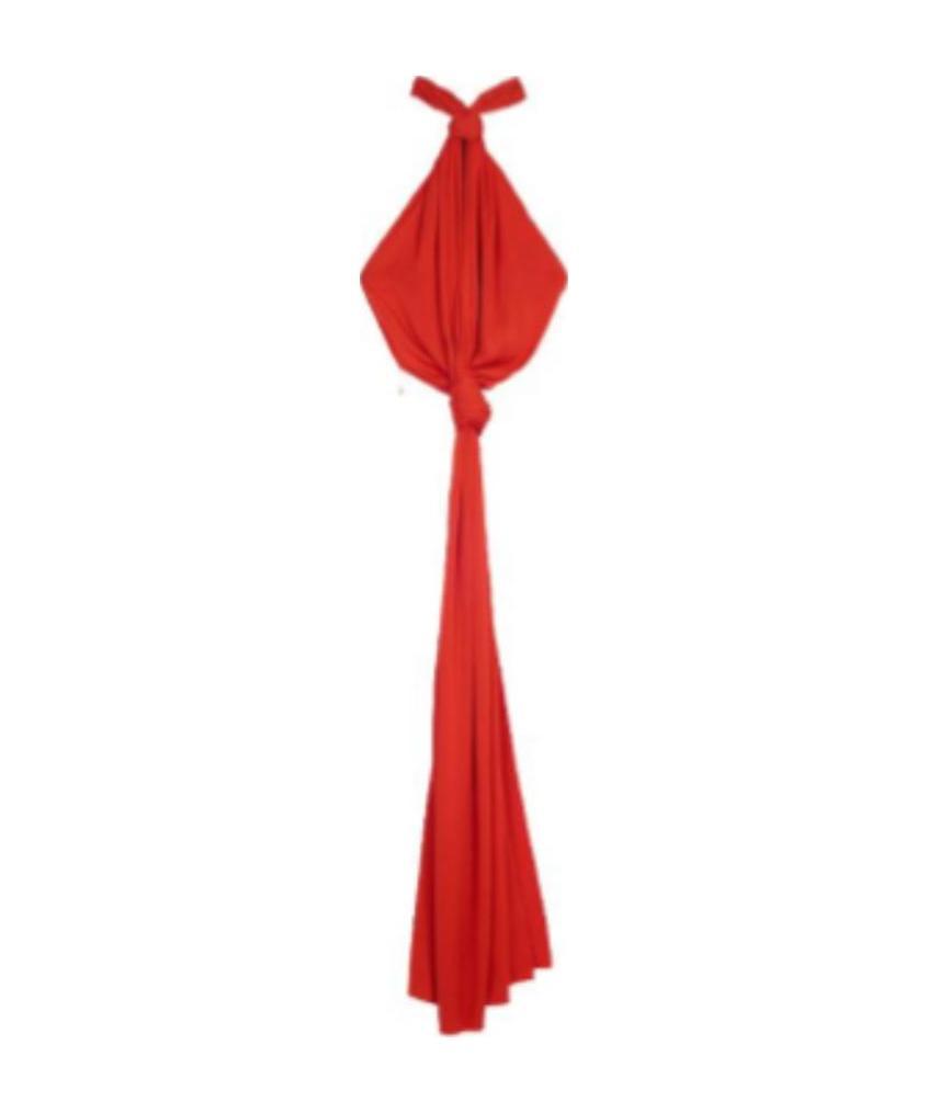 Givenchy Falling Effect Knot Buckle Backless Vest In Red