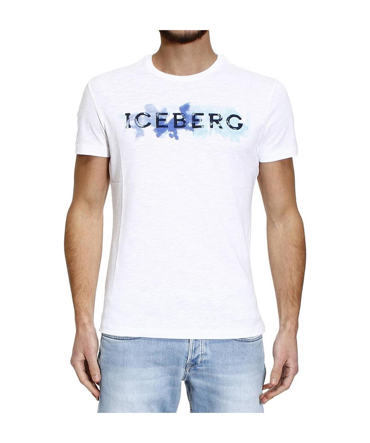 Iceberg Printed T-shirt In White