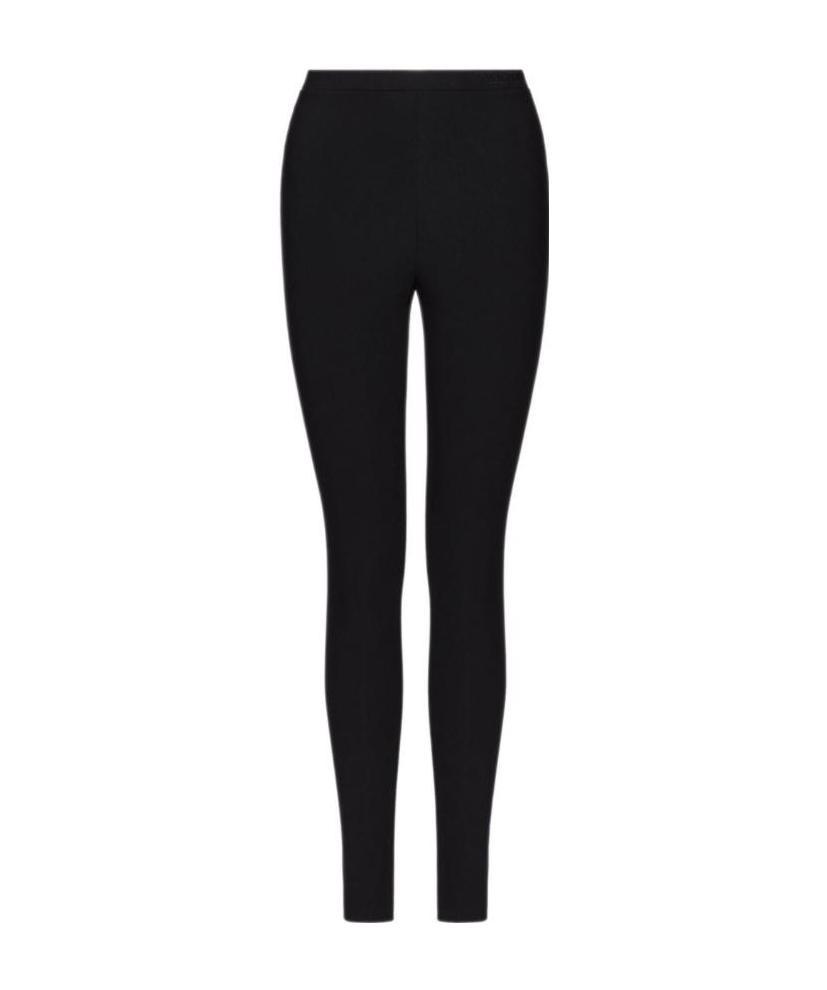 Valentino Logo Waistband Leggings In Black