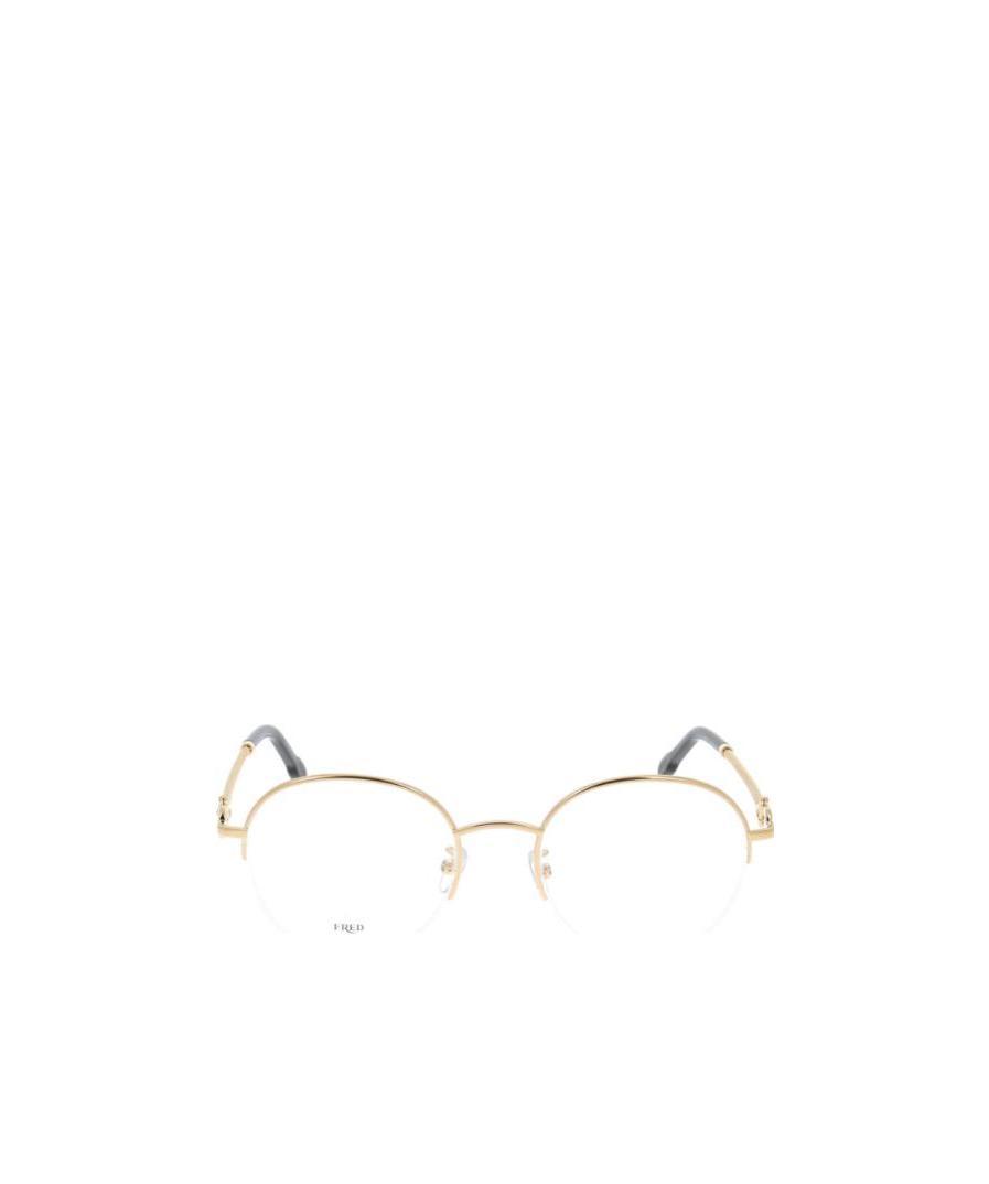 Fred Logo Flat Mirror In White