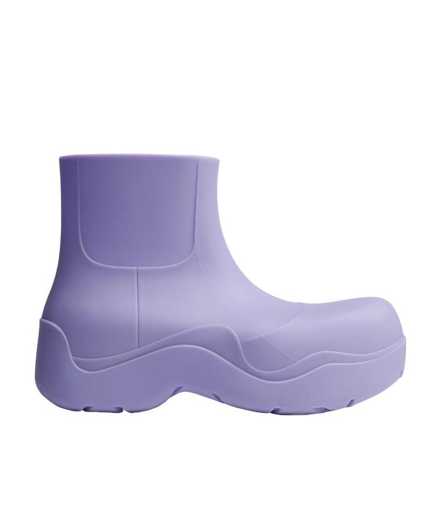 Bottega Veneta Vb Puddle Ankle Boots In Purple