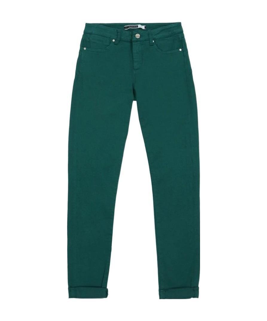 Sportmax Logo Details Jeans In Green