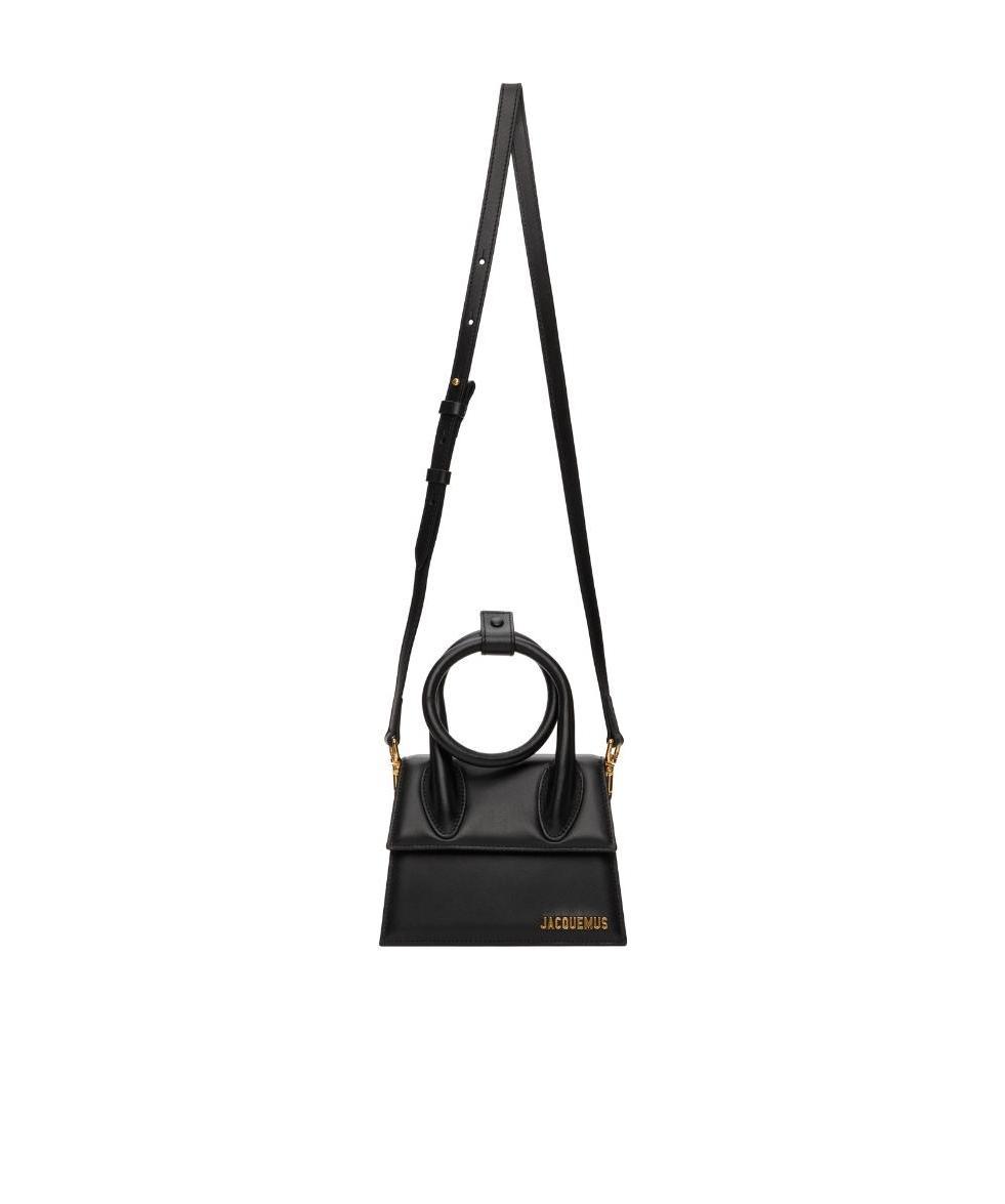Jacquemus Le Chiquito Noeud Mini Bag In Black