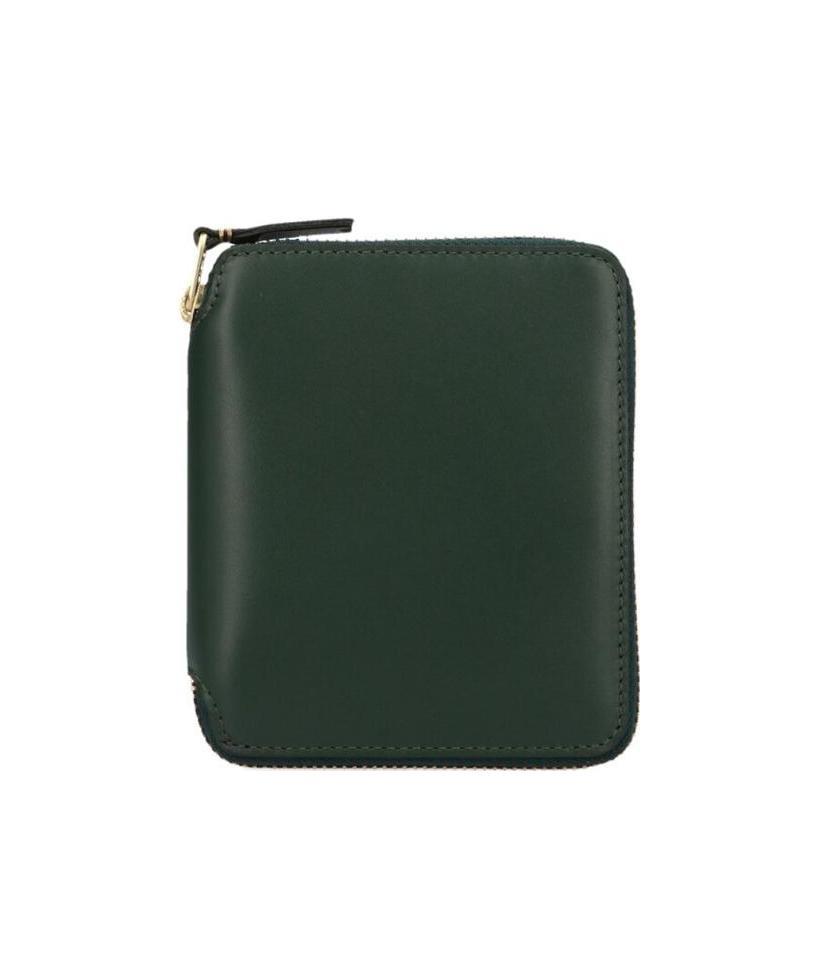 Comme Des Garçons Compact Wallet In Green