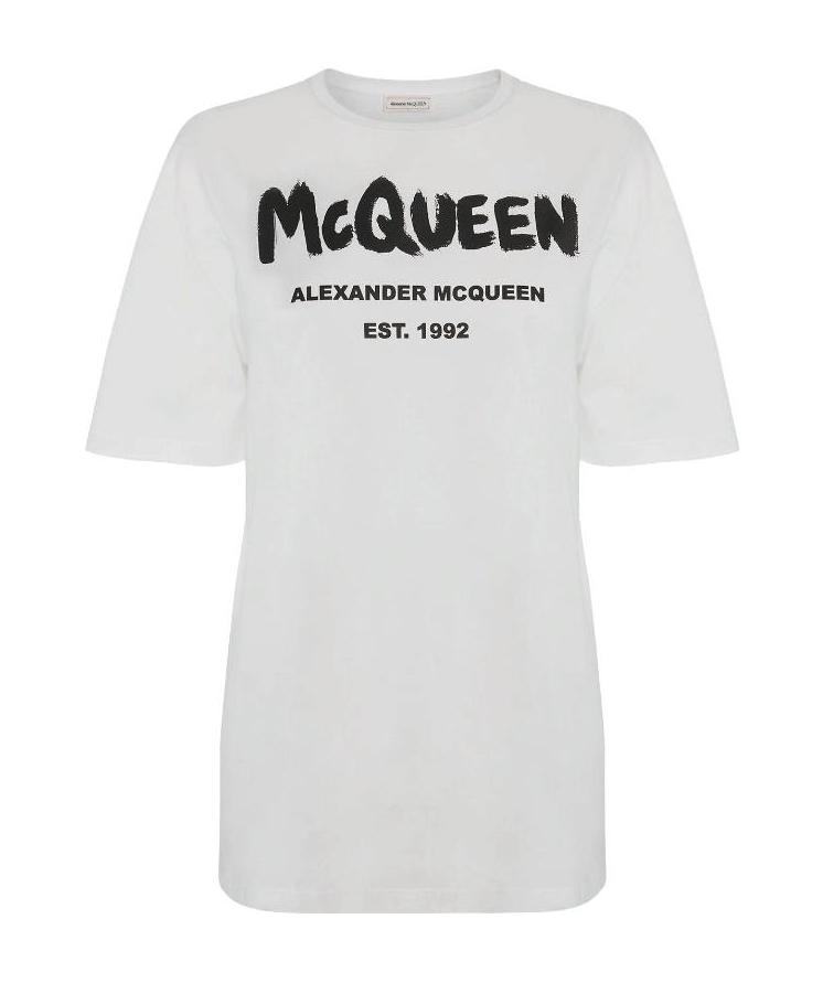 Alexander Mcqueen White Cotton Tops & T-shirt In White