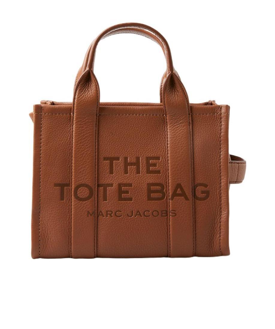 Shop Marc Jacobs Logo Handbag In Brown