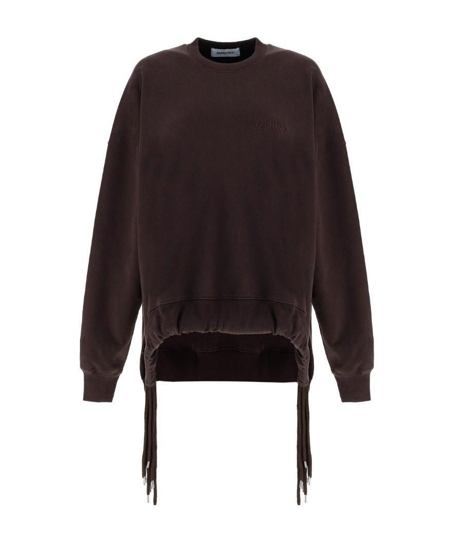 Ambush Multi-drawstring Logo Sweatshirt In Black
