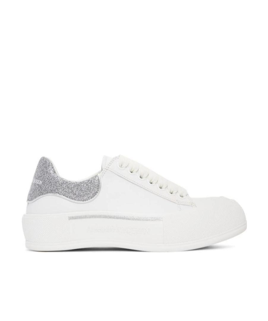 Alexander Mcqueen Oversized Low-top Sneakers In White