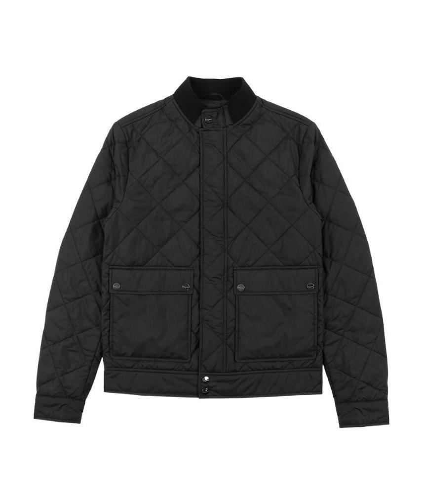 Ferragamo Quilted Cotton Suit In Black