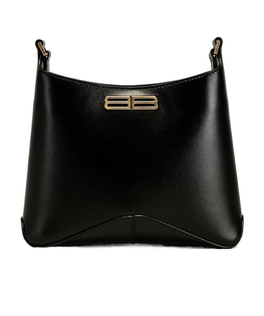 Balenciaga Xx Small Leather Flap Bag In Black