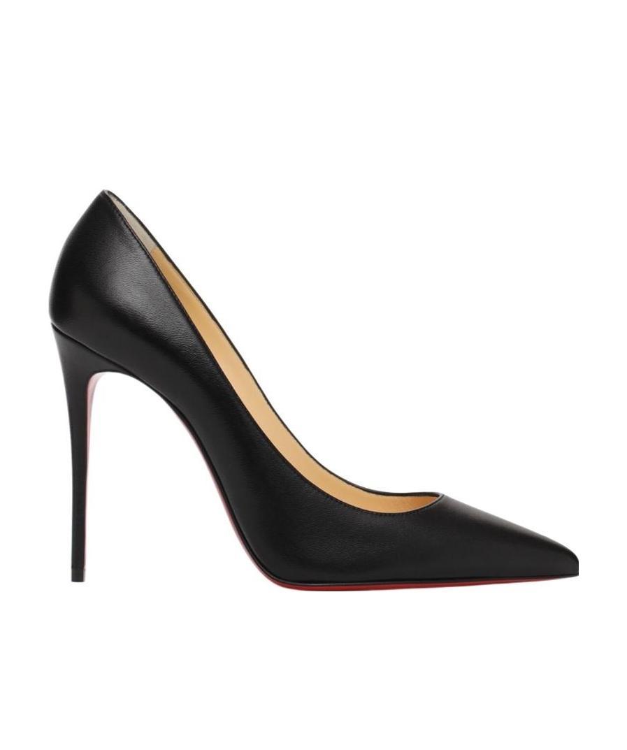 Christian Louboutin Black Logo High Heels
