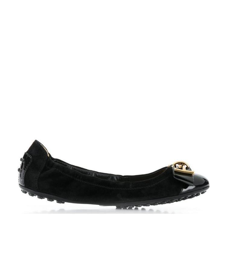 Tod's Stitching Ballet Shoes In Black