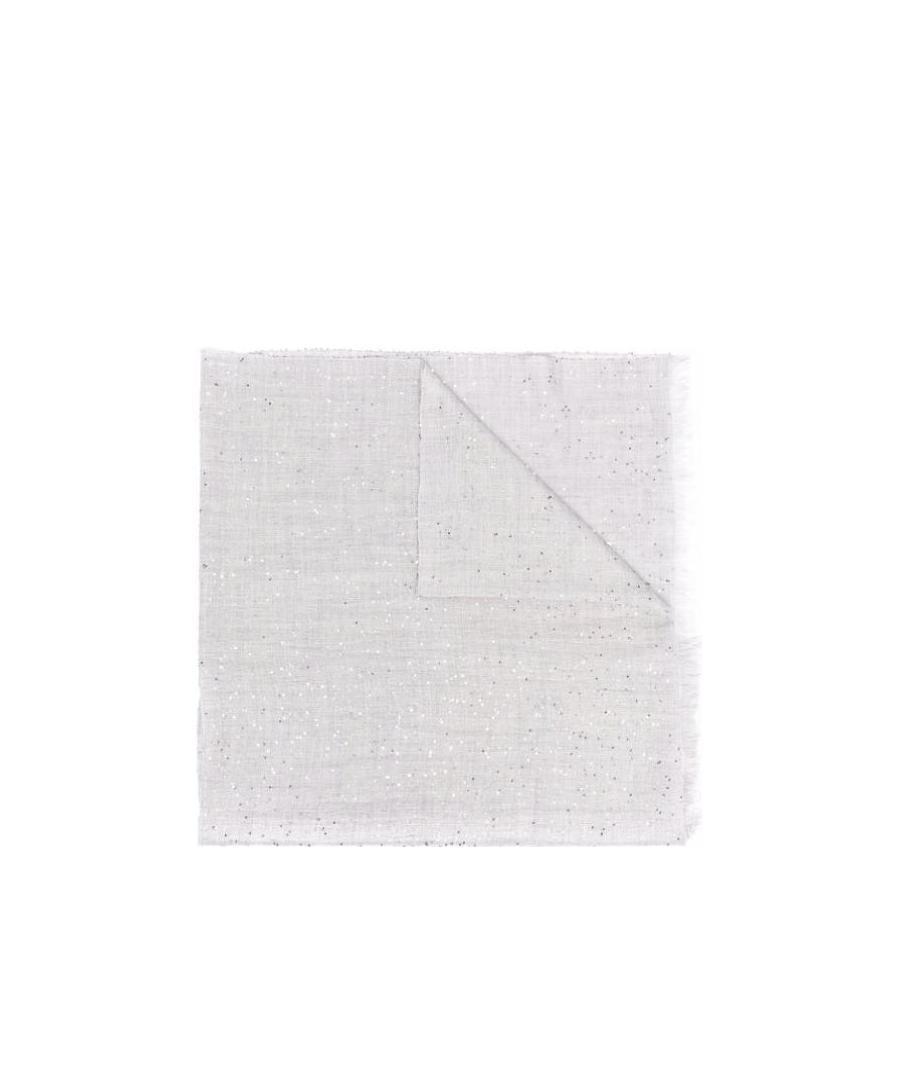 Brunello Cucinelli Sequin-detail Fine Scarf