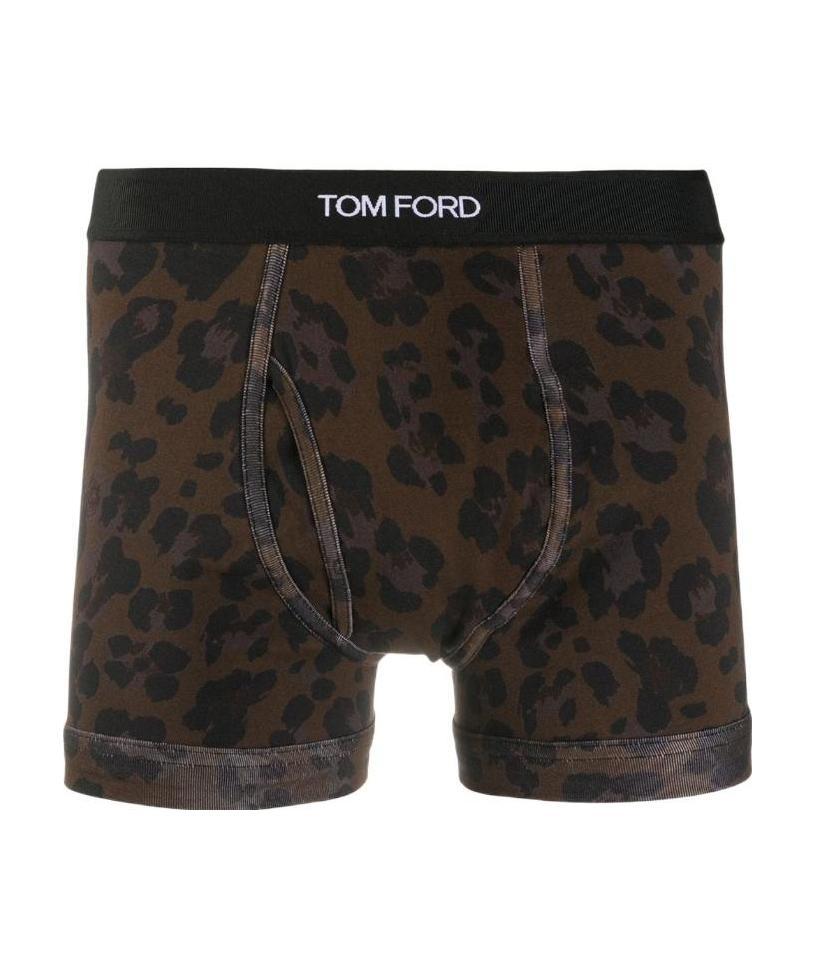 TOM FORD LEOPARD-PRINT BOXERS