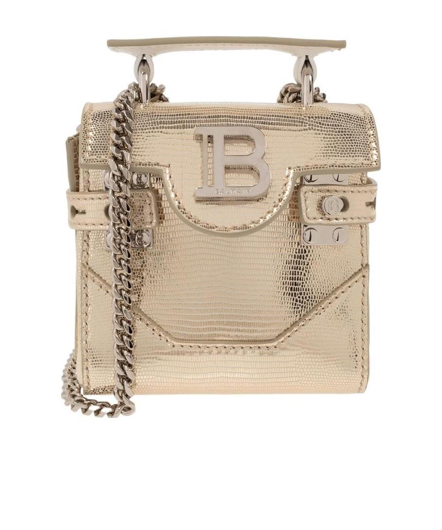 Balmain B Buzz 23 Mini Tote In Nude