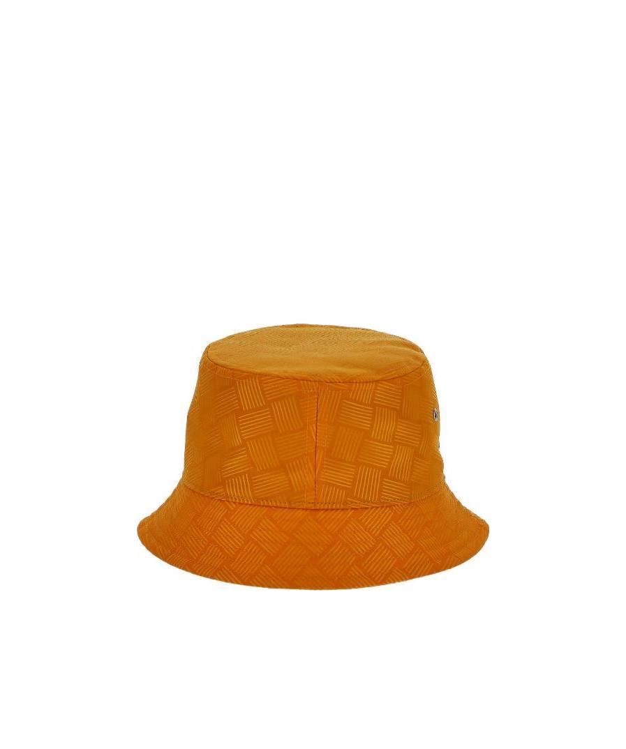 Bottega Veneta Intrecciato-jacquard Bucket Hat In Orange