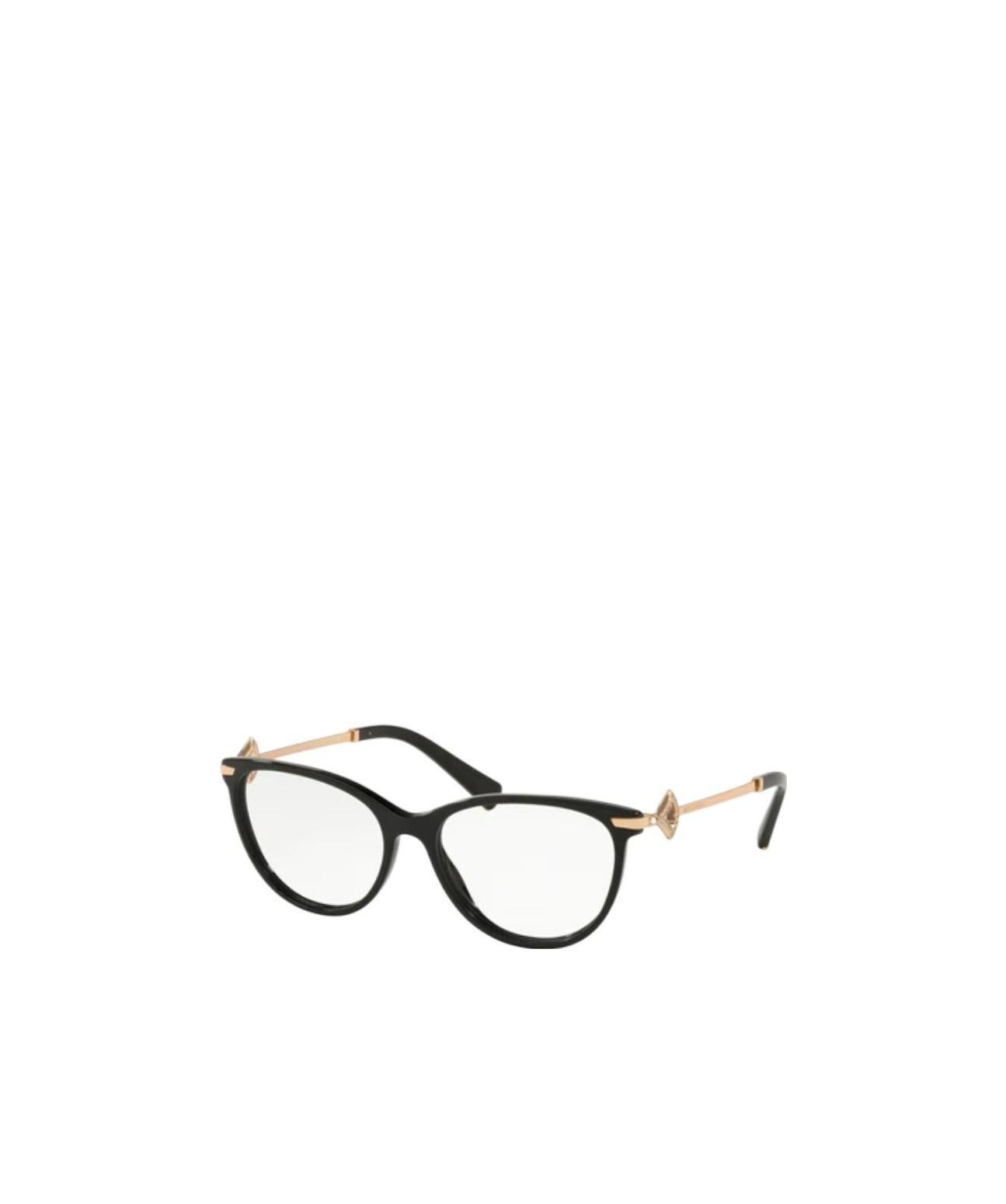 Bvlgari Black Round Frame Flat Mirror In White