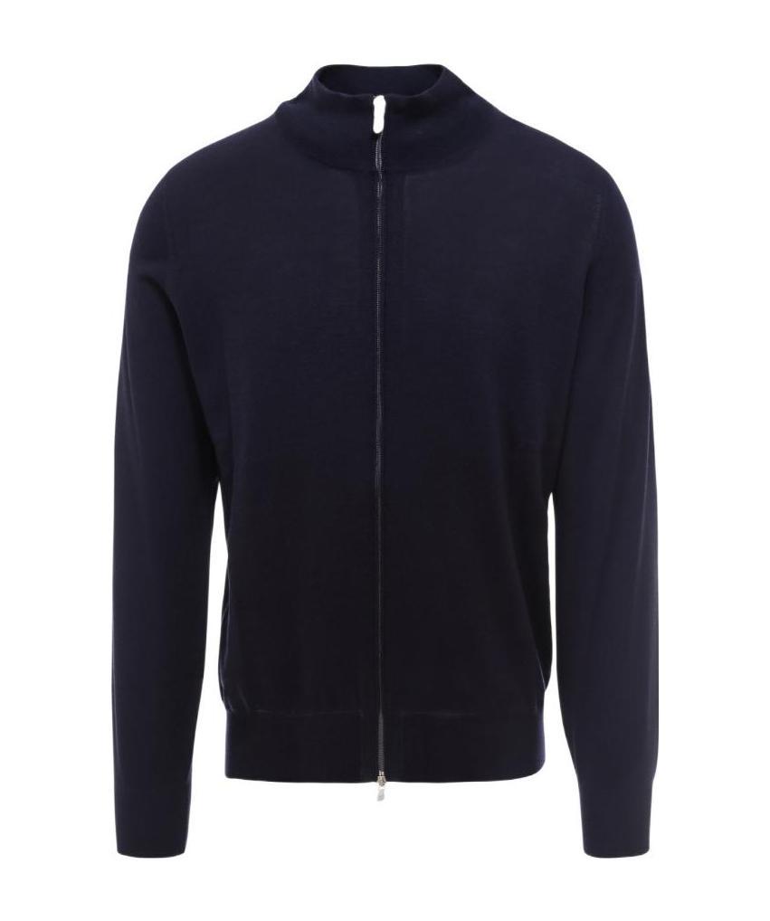 Brunello Cucinelli Zipped Sweatshirt In Black
