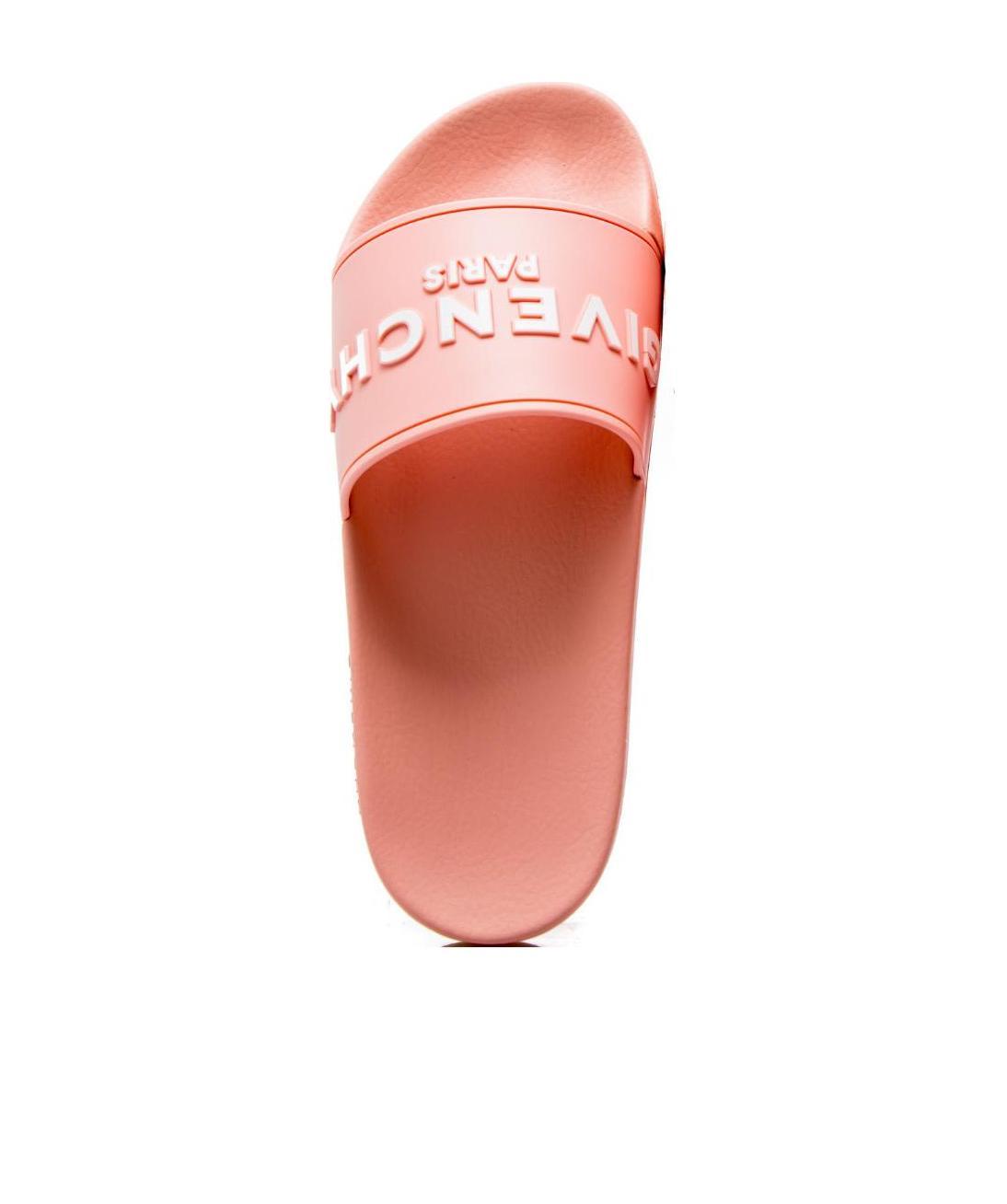 Givenchy Logo Printed Slides In Pink