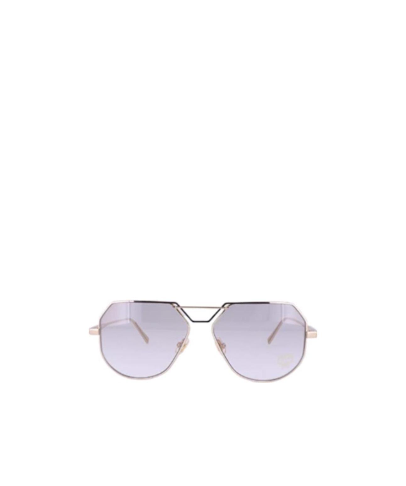 Mcm Irregular Mirror Sunglasses In Purple