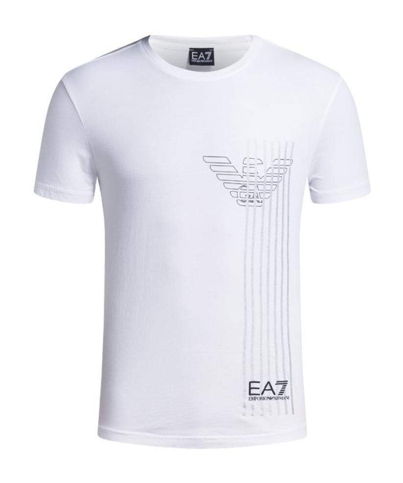 EA7 ROUND-NECKED LOGO T-SHIRT
