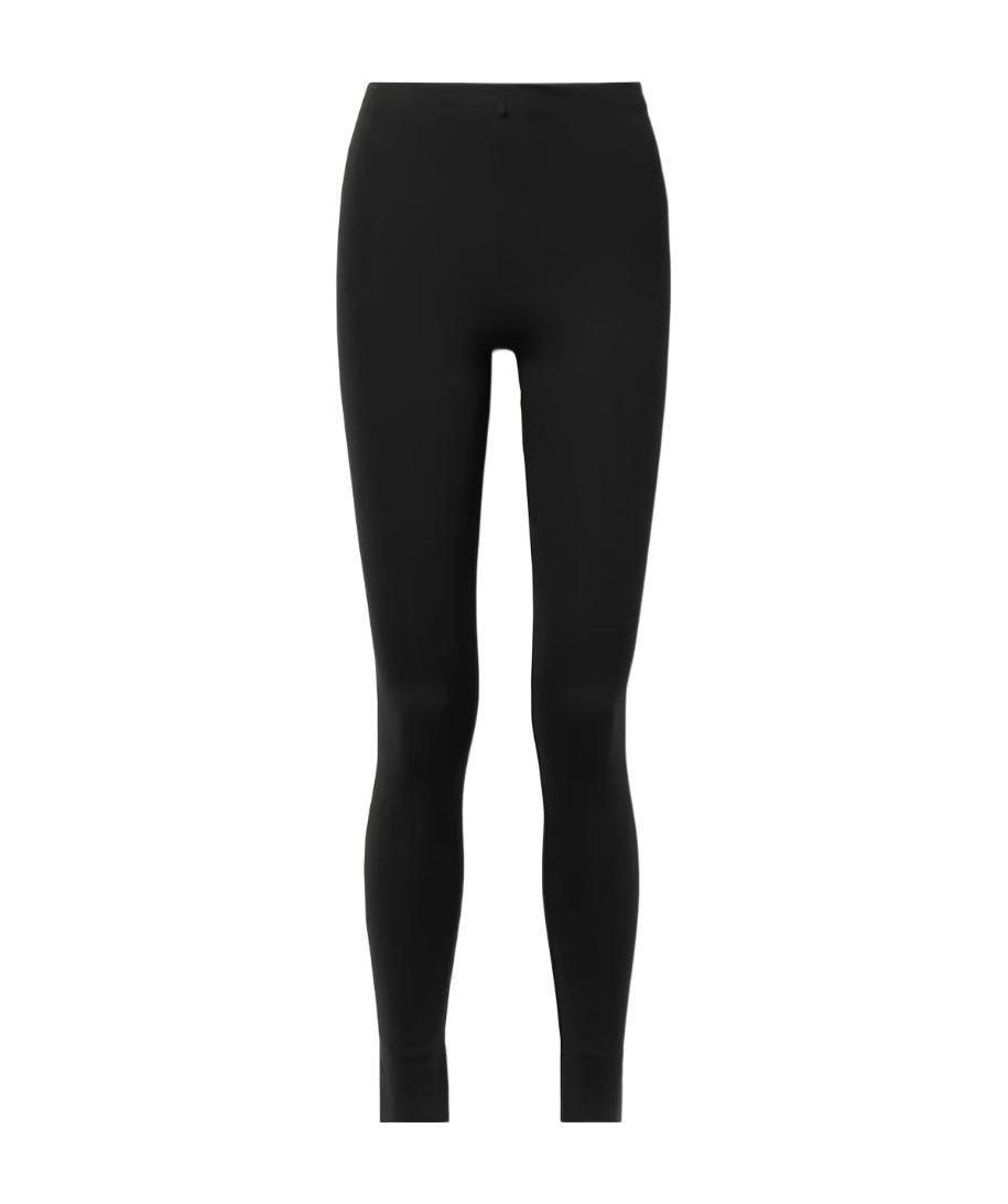 The Row Elastic Double Rib Leggings In Black