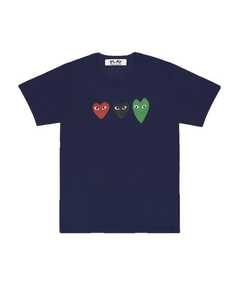 COMME DES GARÇONS PLAY COMME DES GARÇONS PLAY HEART PRINTED T-SHIRT