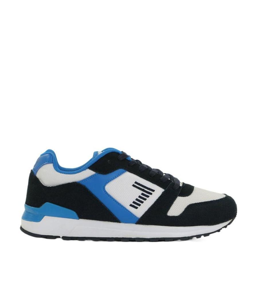 Ea7 Logo Strapped Casual Sneakers In Black