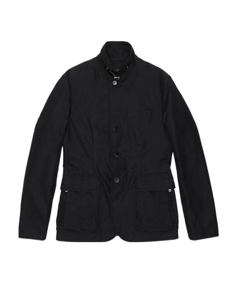 Gucci Logo Casual Jacket In Black