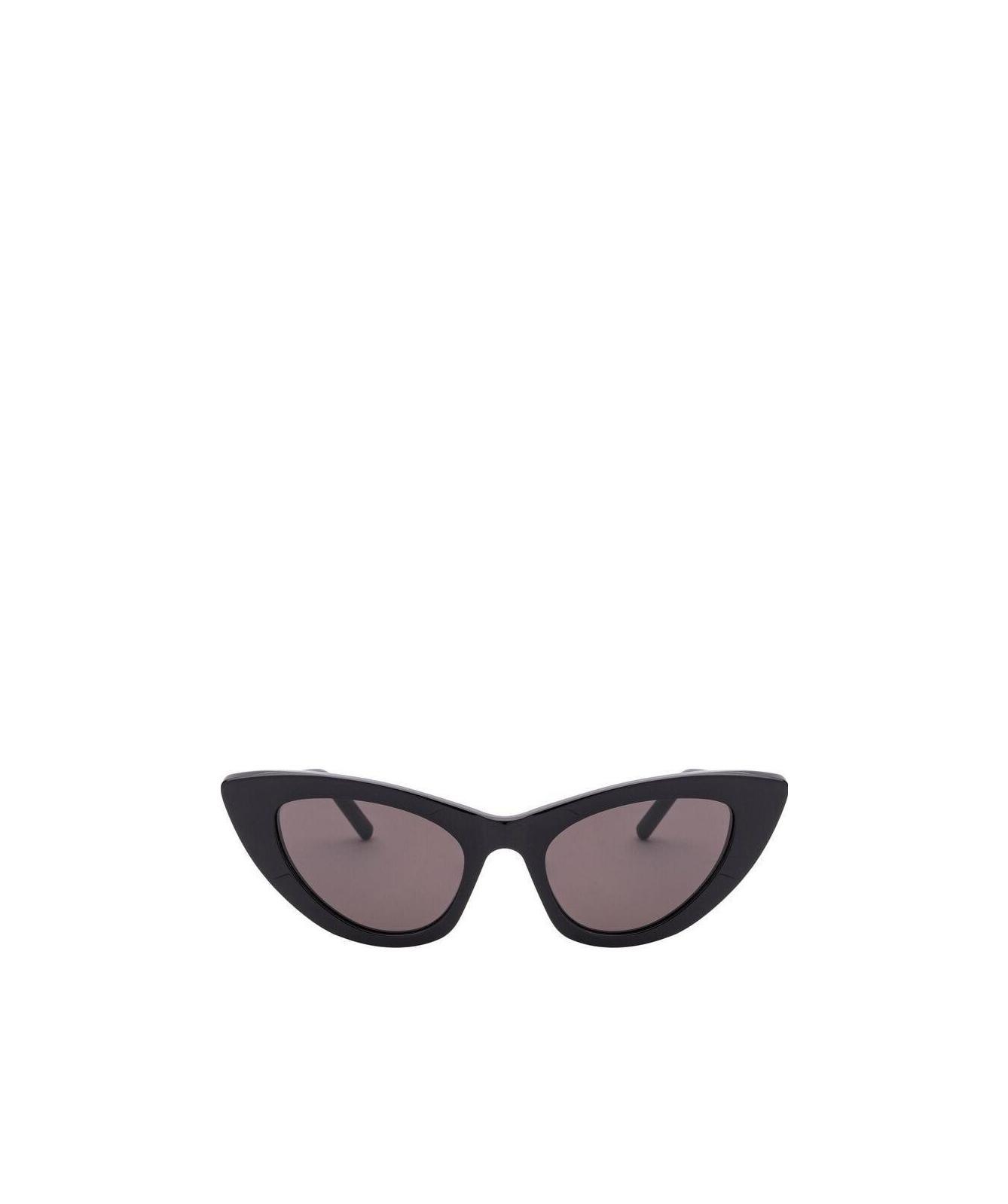 Saint Laurent Black New Wave Lily Cat Eye Sunglasses In Nude